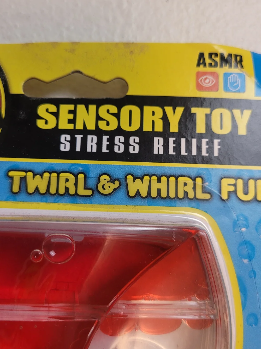 Red Sensory Toy - Stress Relief Twirl & Drip